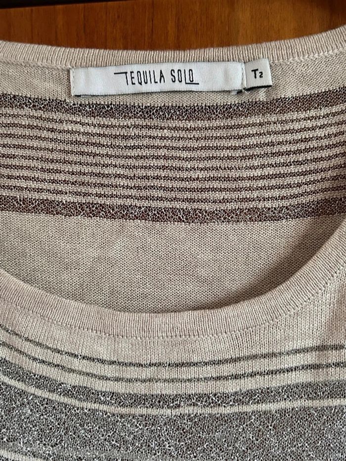Pull léger Téquila Solo 38/40 neuf - photo numéro 2