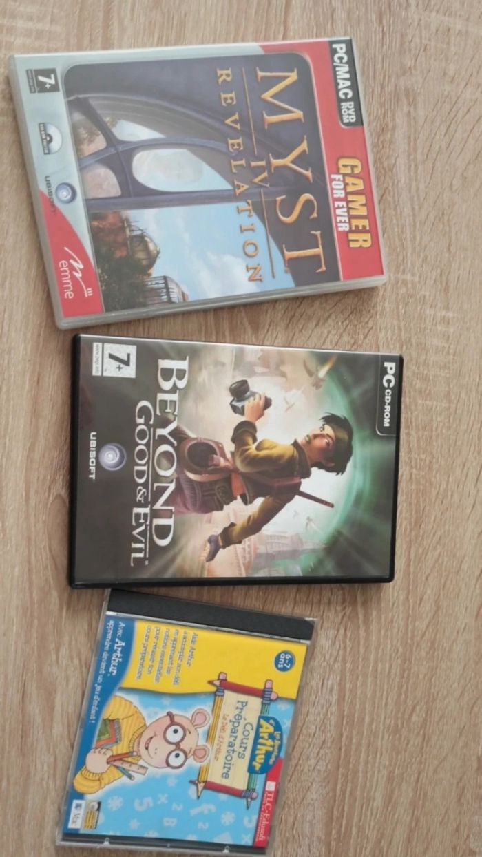 Lot jeux de pc 7 ans+