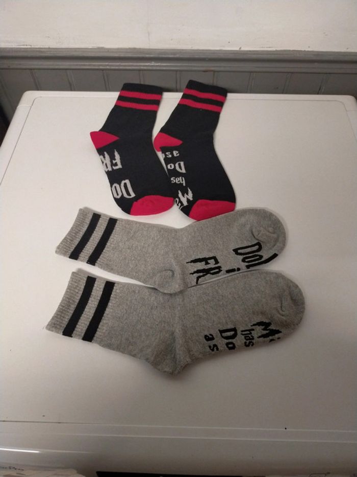 2 paires de chaussettes Harry Potter