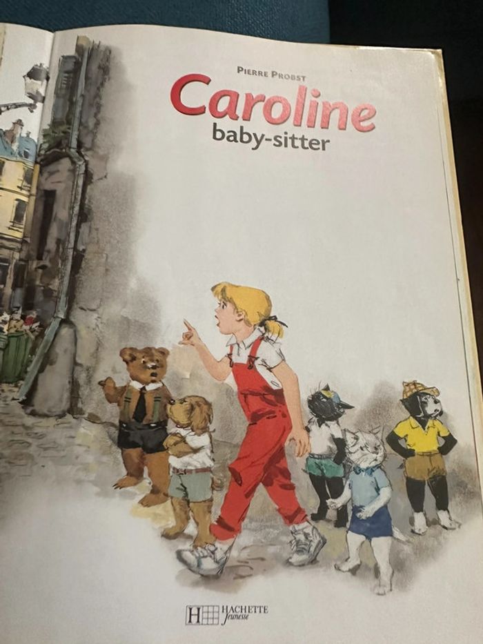 Livre rare Caroline baby-sitter Pierre Probst bd album vintage ancien - photo numéro 5