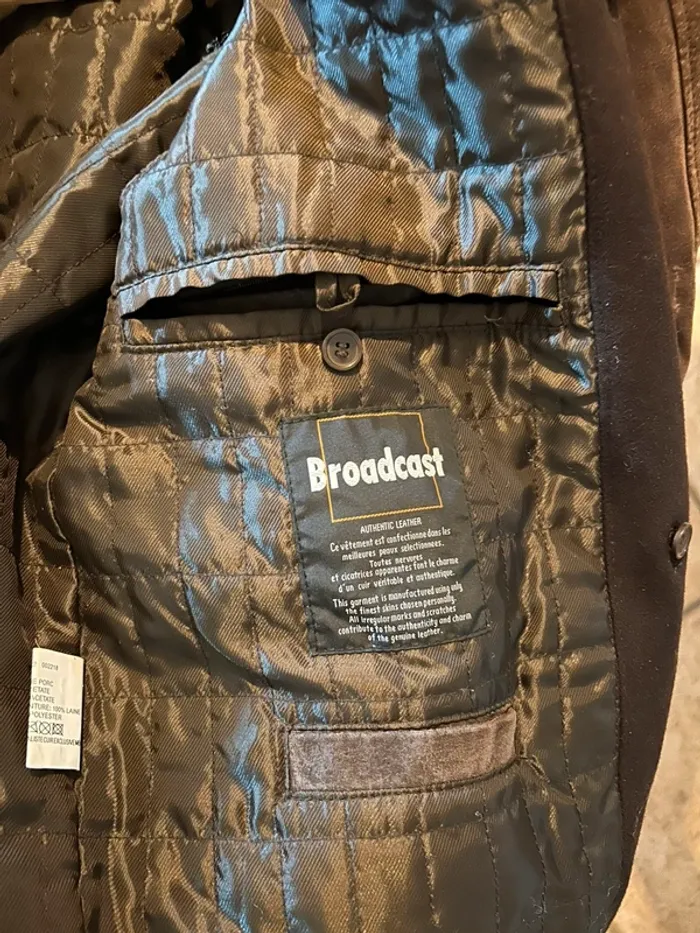 Manteau homme croûte de porc - photo numéro 4