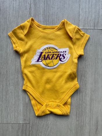 Body de bébé NBA Jaune - Los Angeles Lakers - Taille 3 mois