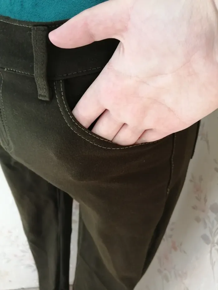 Pantalon kaki skinny / hello miss / (42) - photo numéro 4