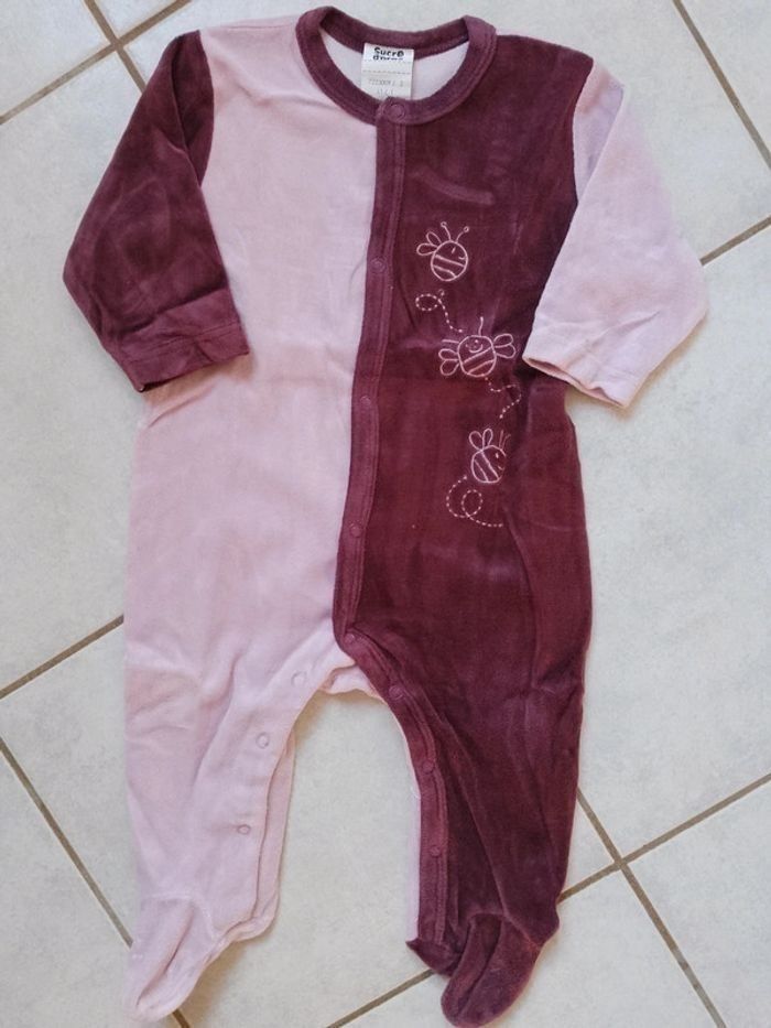 Pyjama fille une pièce Sucre d'Orge 9 mois - photo numéro 3