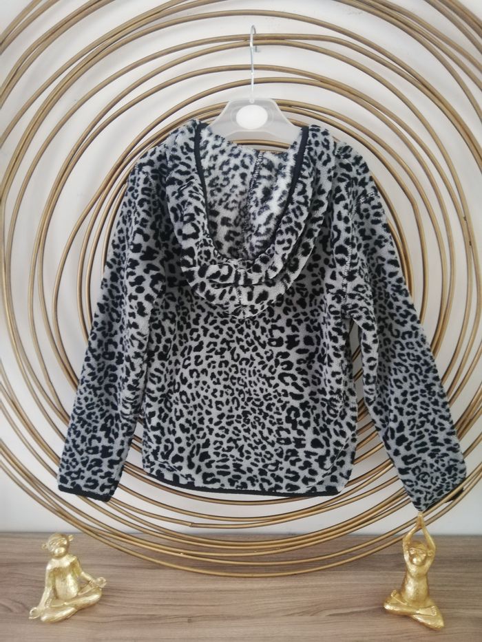 Gilet zippé tout doux Motif léopard T8ans - photo numéro 2