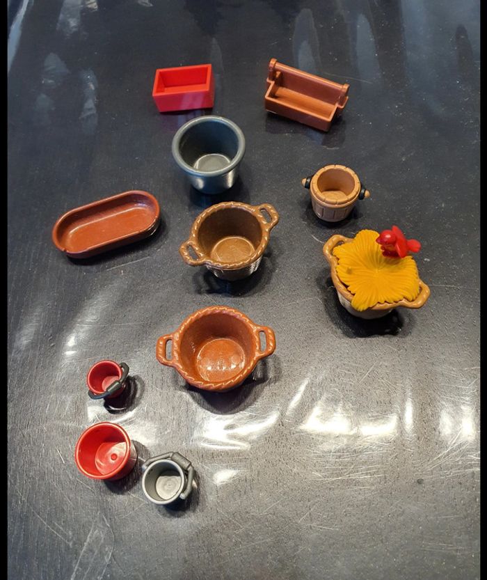 Lot panier playmobil