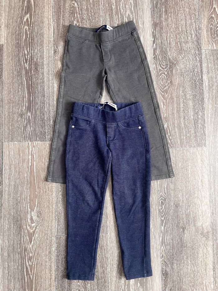 2 jeggings en 4 ans (Okaïdi)