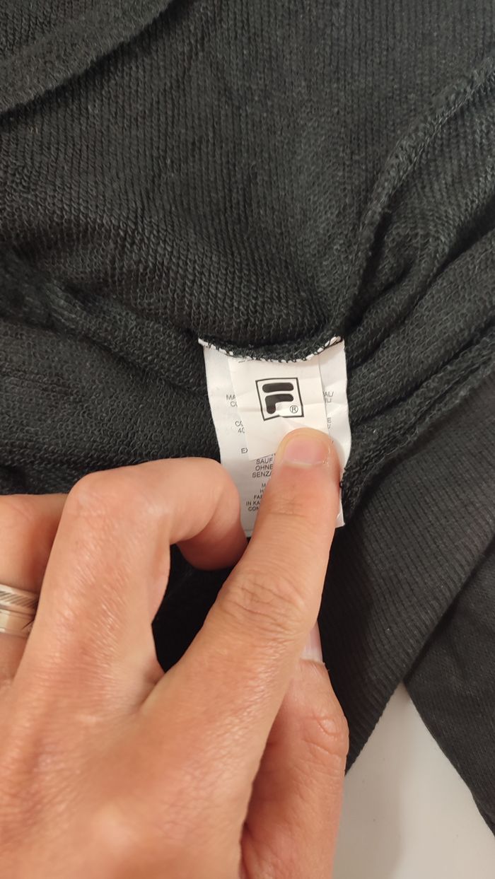 Vêtement Homme Veste Fila noir taille L #Retrostreet - photo numéro 5