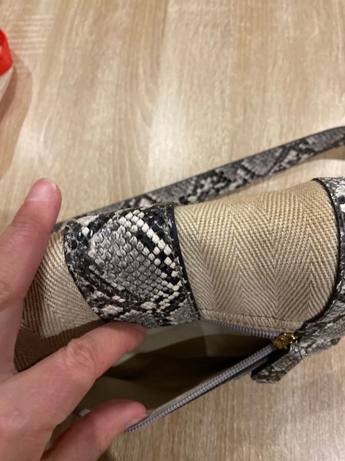sac Valentino imprimé peau de serpent neuf - photo numéro 6