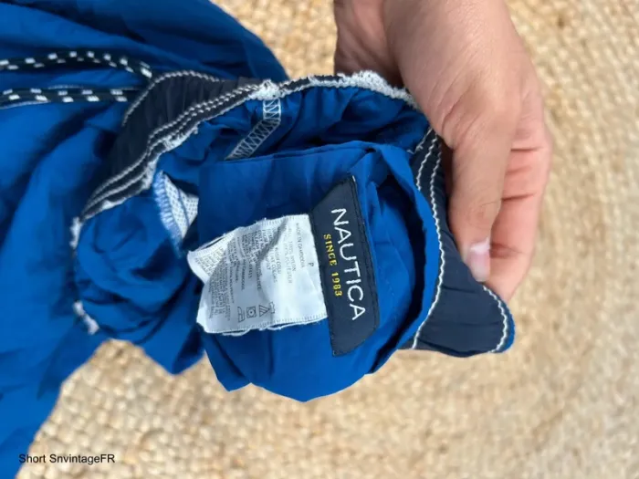 Short de Bain Nautica Marine & Blanc Homme Taille S | Très Bon État | Swimwear – SM948 - photo numéro 5