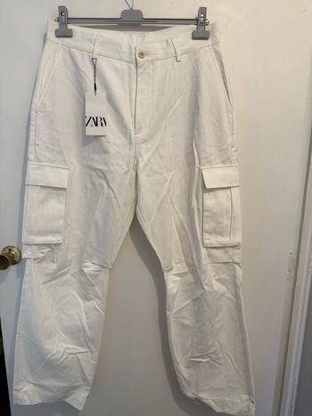 Pantalon cargo homme neuf Zara taille 44