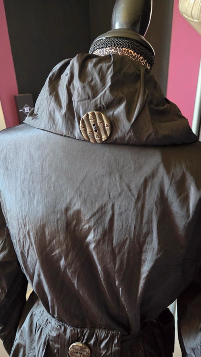 Veste Trenchs Noir de chez Sourire en taille 38 - photo numéro 7