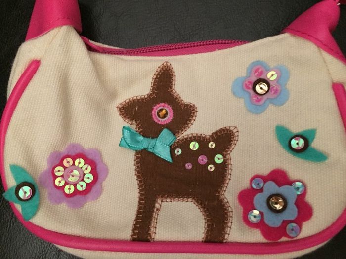 Adorable sac brodé sequins pour petite fille neuf - photo numéro 2