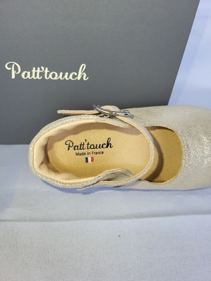 Chaussures en cuir irisé or Point 22 Made in France 🇨🇵 - photo numéro 3