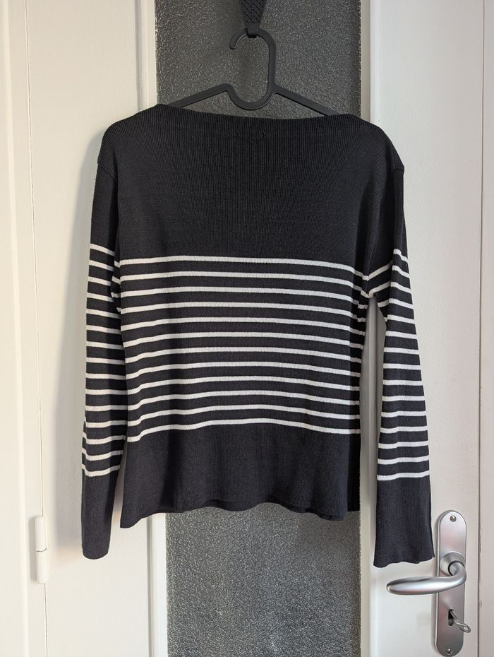 Pull marinière printemps taille M - photo numéro 3
