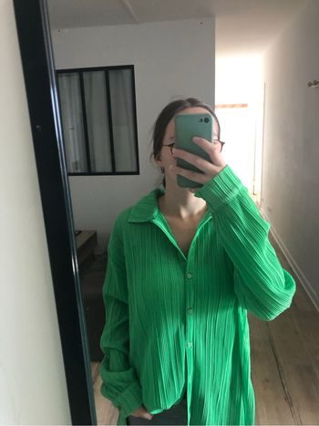Chemise verte