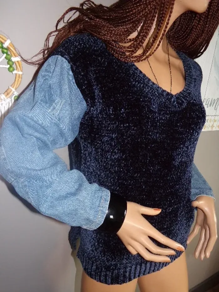 Pull bi matière - photo numéro 2
