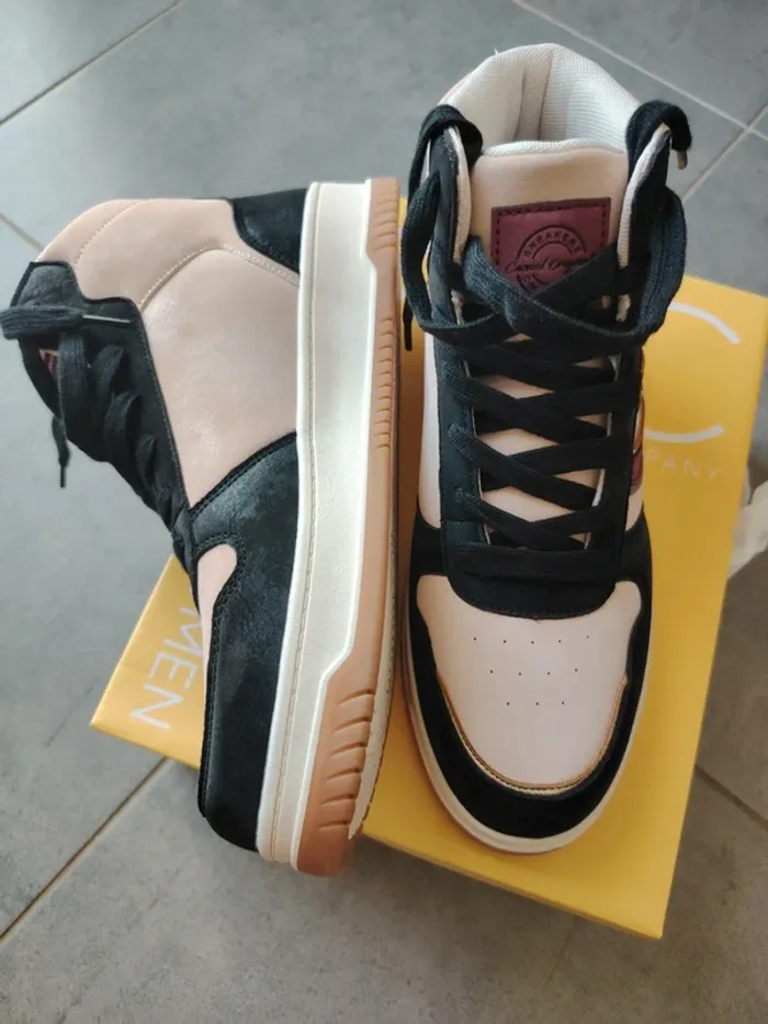 Baskets montantes femme