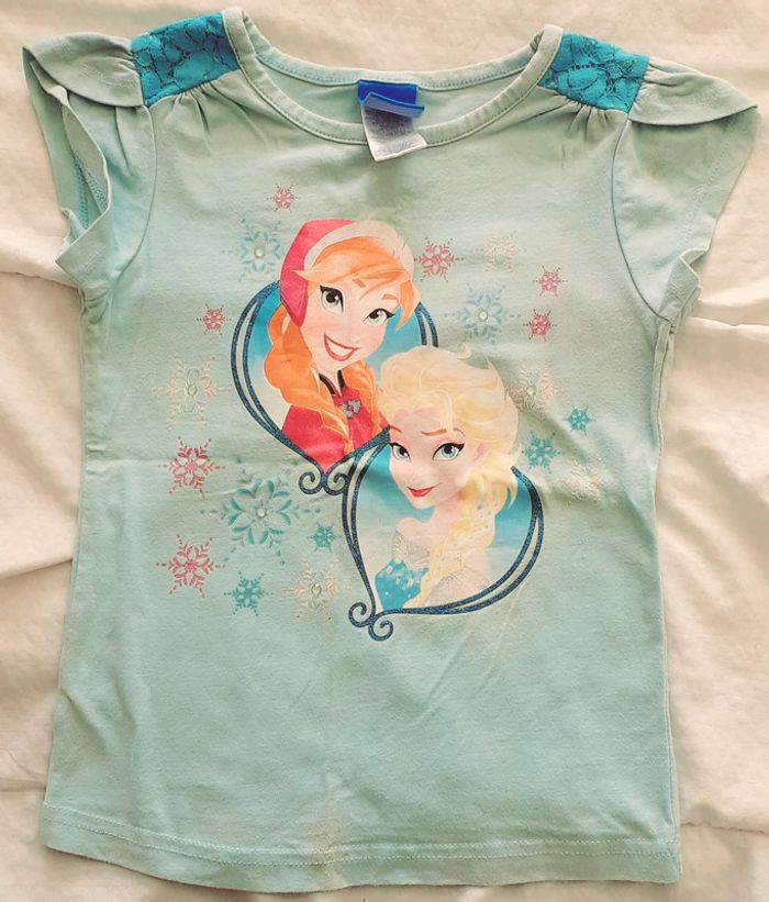 T-shirt fille 4-5 ans / La reine des neiges - Disney