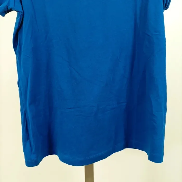 T-shirt bleu col rond Esmara taille L (46/48) basique confortable A1053 - photo numéro 7