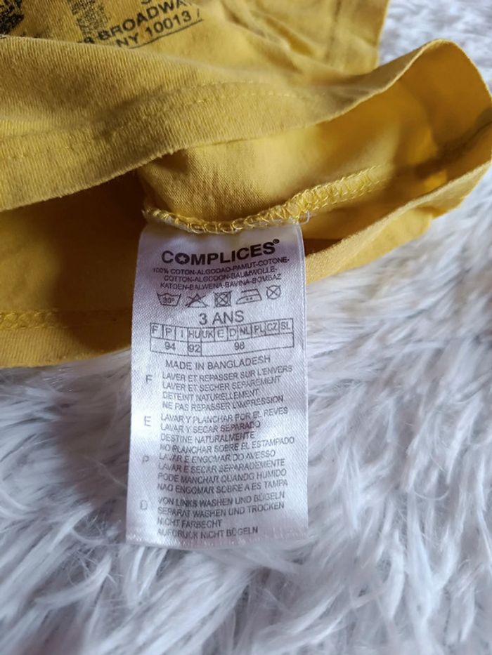 T-shirt manches courtes flags T. 3 ans Complices - photo numéro 6