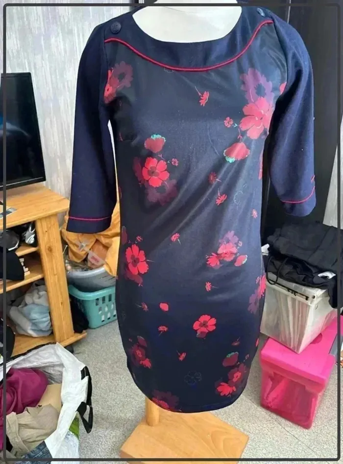 Robe fleurie terre de marins taille 38 - photo numéro 2