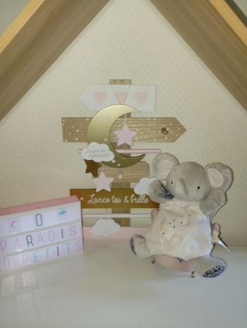 Doudou marionnette éléphant kaloo 