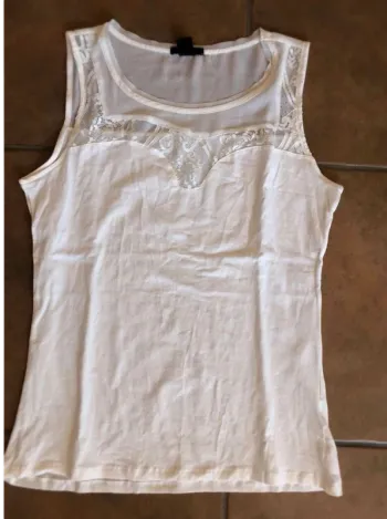 Débardeur  fantaisie  H&M  (L) état  neuf