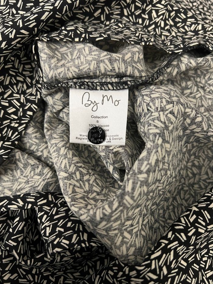 Blouse manches longues noir et blanc By Mo - photo numéro 7