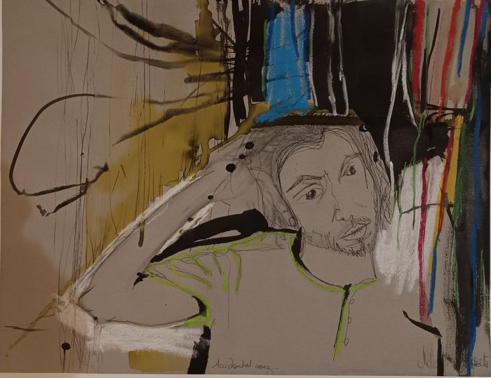 Dessin peinture abstraite