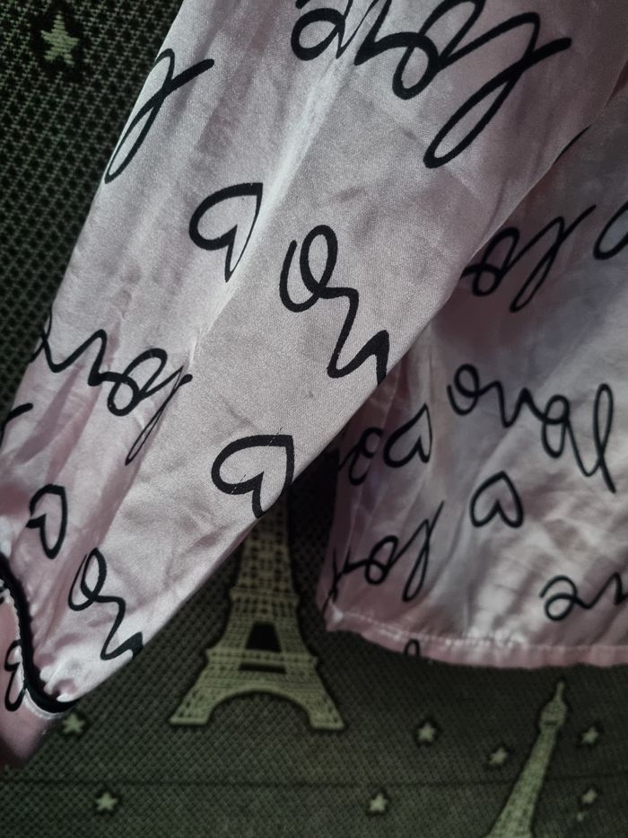 Chemise de pyjama effet satin 5ans - photo numéro 6