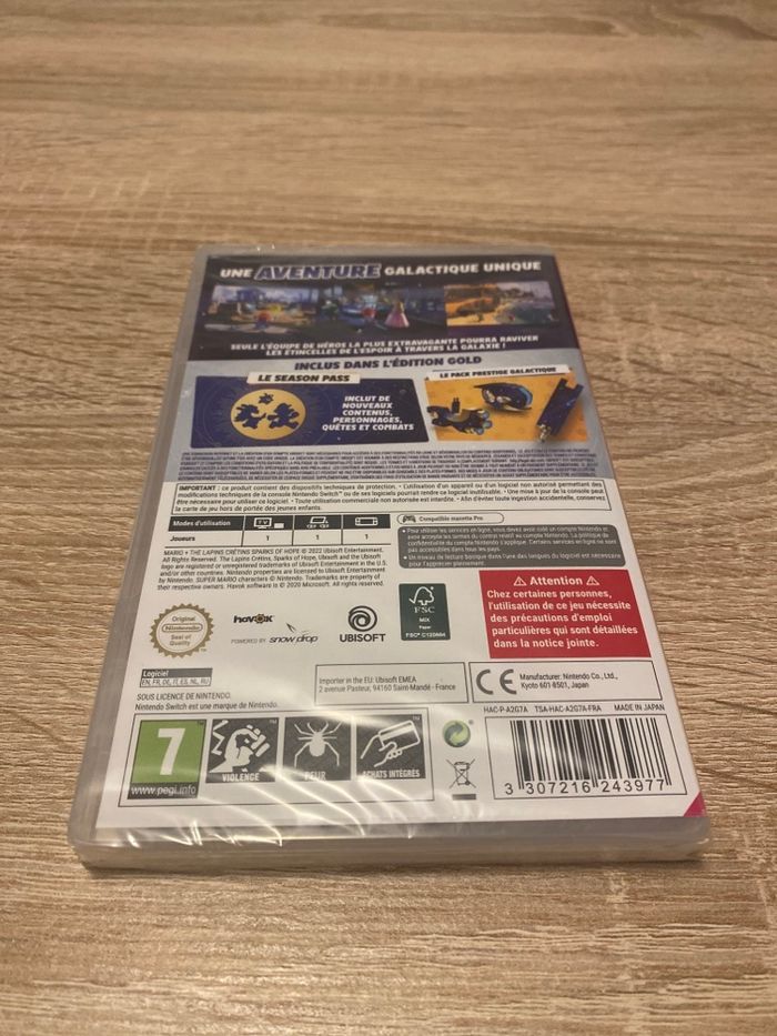 Mario + Lapins Cretins Sparks Of Hope Nintendo scotch - photo numéro 2