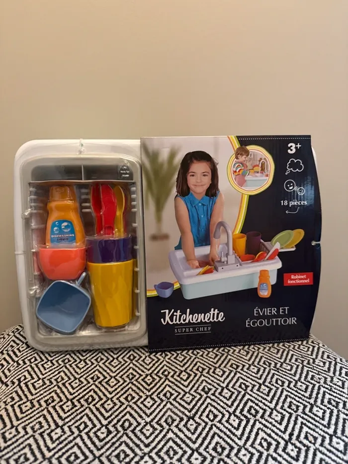 WDK - Dinette Evier Egouttoir - 3 ans et +