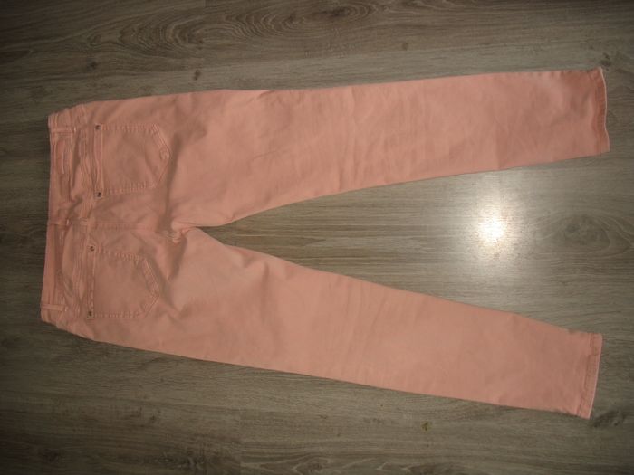 PANTALON SLIM VIEUX ROSE "COVED" - TAILLE 44 - n°02 - photo numéro 3
