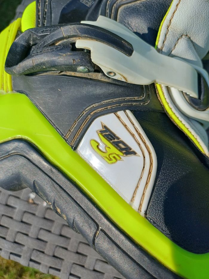 Bottes Motocross Alpinestars Tech 3S - noir/blanc/jaune fluo - photo numéro 8