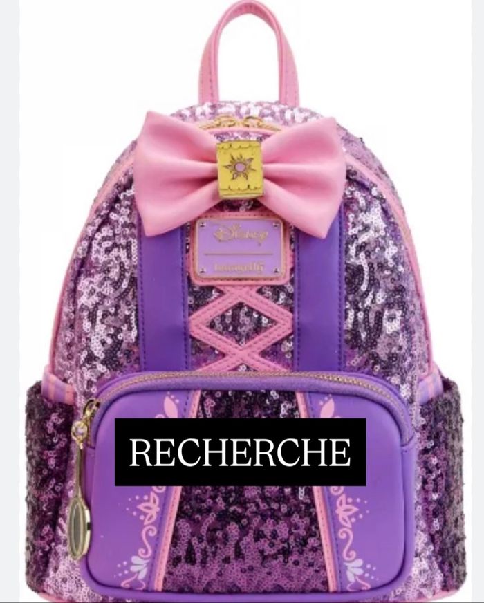 RECHERCHE loungefly sequin raiponce