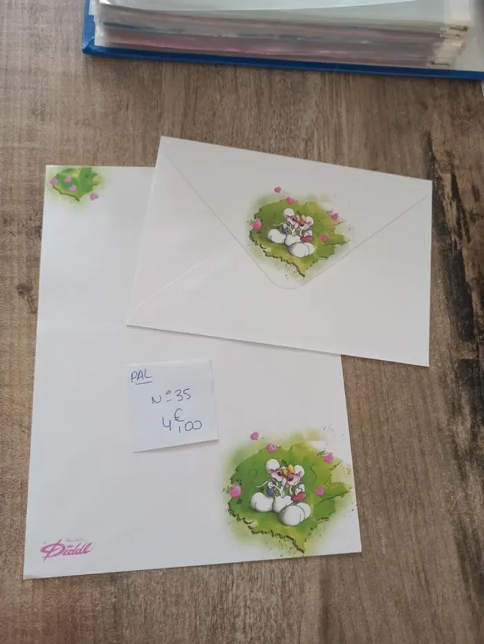 Papier à lettre Diddl 35 4,00€