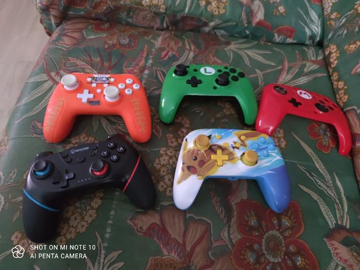 Lot manettes Switch