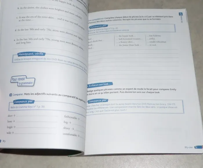 manuel scolaire anglais 4e workbook édition hachette Didier - photo numéro 4