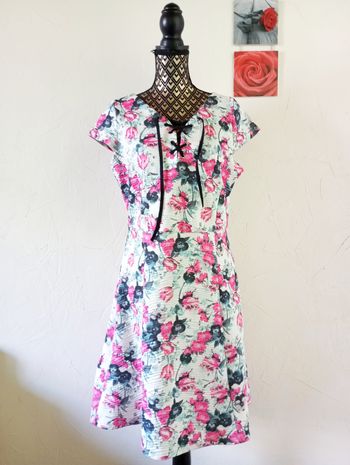 🌸Robe fleurie, M&S Mode, taille L