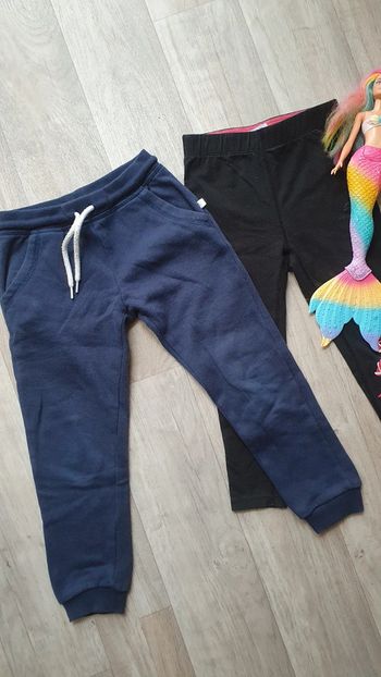 Lot de 2 joggings legging sport 4 ans fille