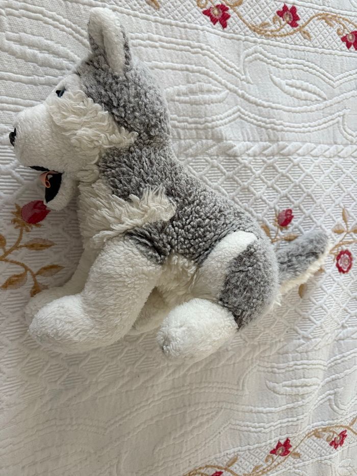 Peluches chiens husky - photo numéro 2