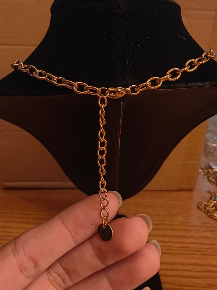 Collier acier inoxydable breloque - photo numéro 2