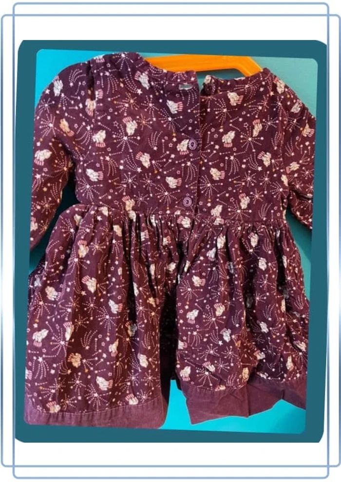 Magnifique robe doublée 12 mois Sergent major - photo numéro 3