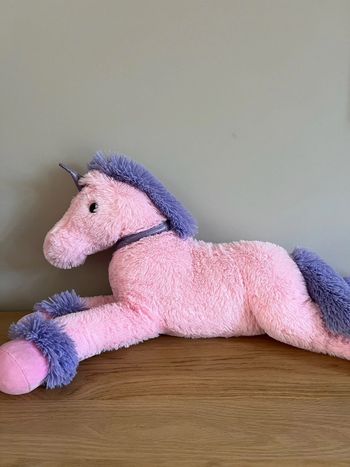 Grande peluche licorne