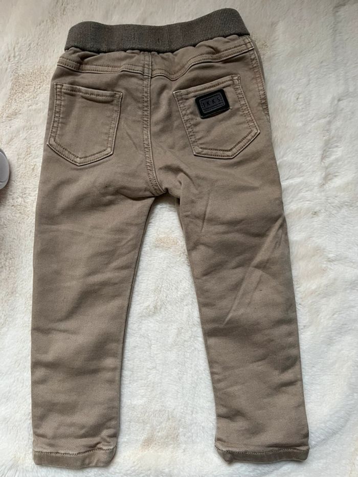 jean beige slim ikks - 2 ans - photo numéro 5