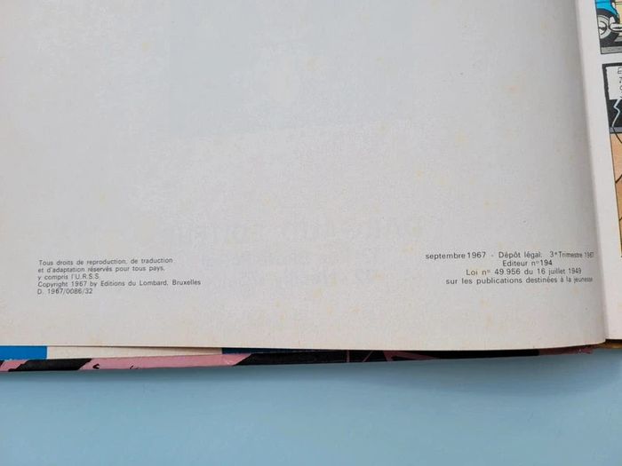 Réédition cotée 1967 (1971), Les aventures de Blake et Mortimer, L'affaire du collier, E. P. Jacobs - photo numéro 5