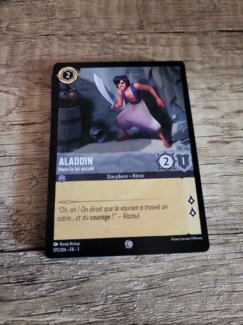 Carte Lorcana Aladdin