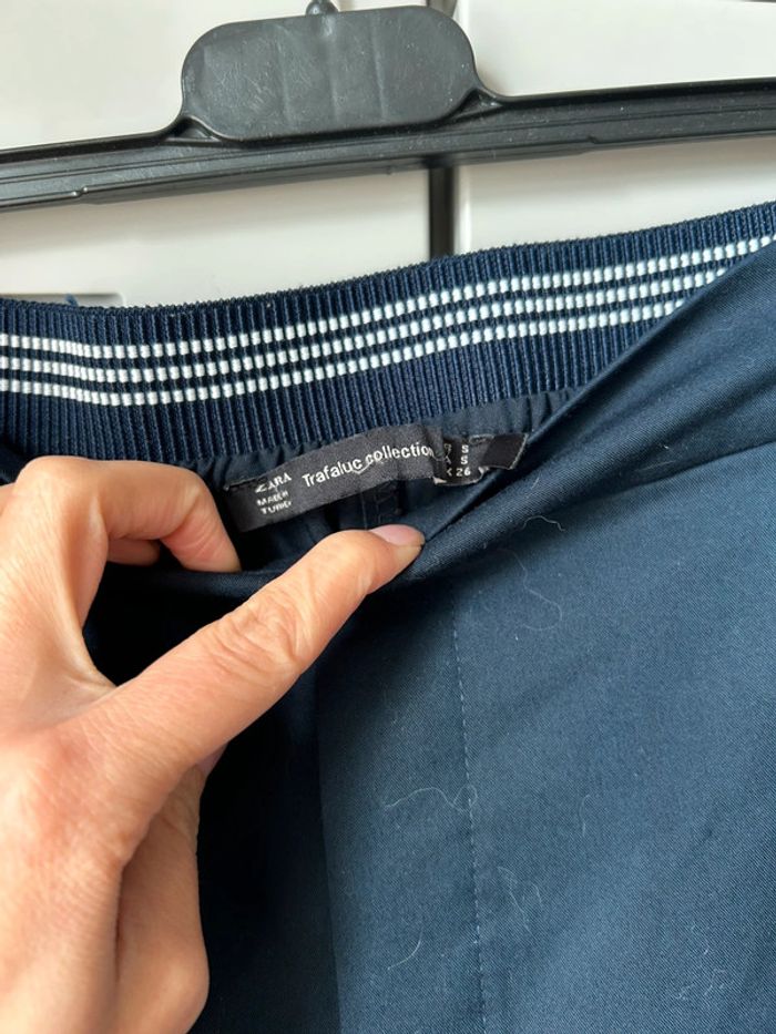 Pantalon chino costume bleu marine Zara - photo numéro 2