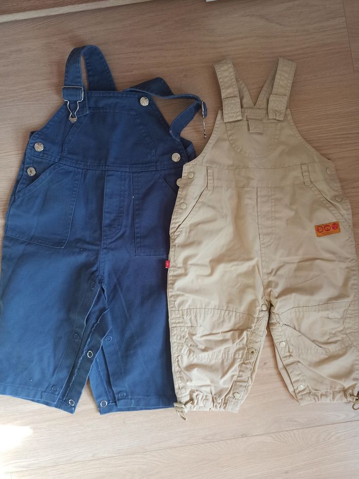 Lot salopette 12 mois